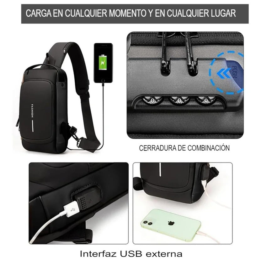 Bolso Manos Libres Deportivo Antirrobo
