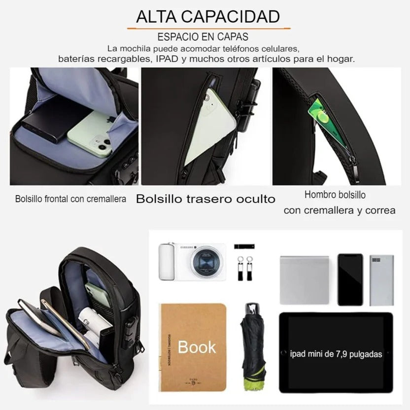 Bolso Manos Libres Deportivo Antirrobo