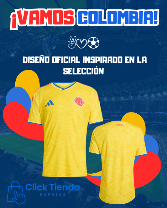 🔥 ¡ÚLTIMAS UNIDADES! Camiseta Oficial de Colombia con DESCUENTO HOY