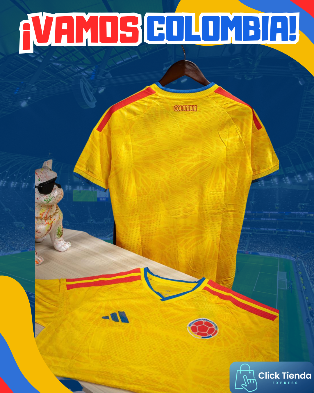 🔥 ¡ÚLTIMAS UNIDADES! Camiseta Oficial de Colombia con DESCUENTO HOY