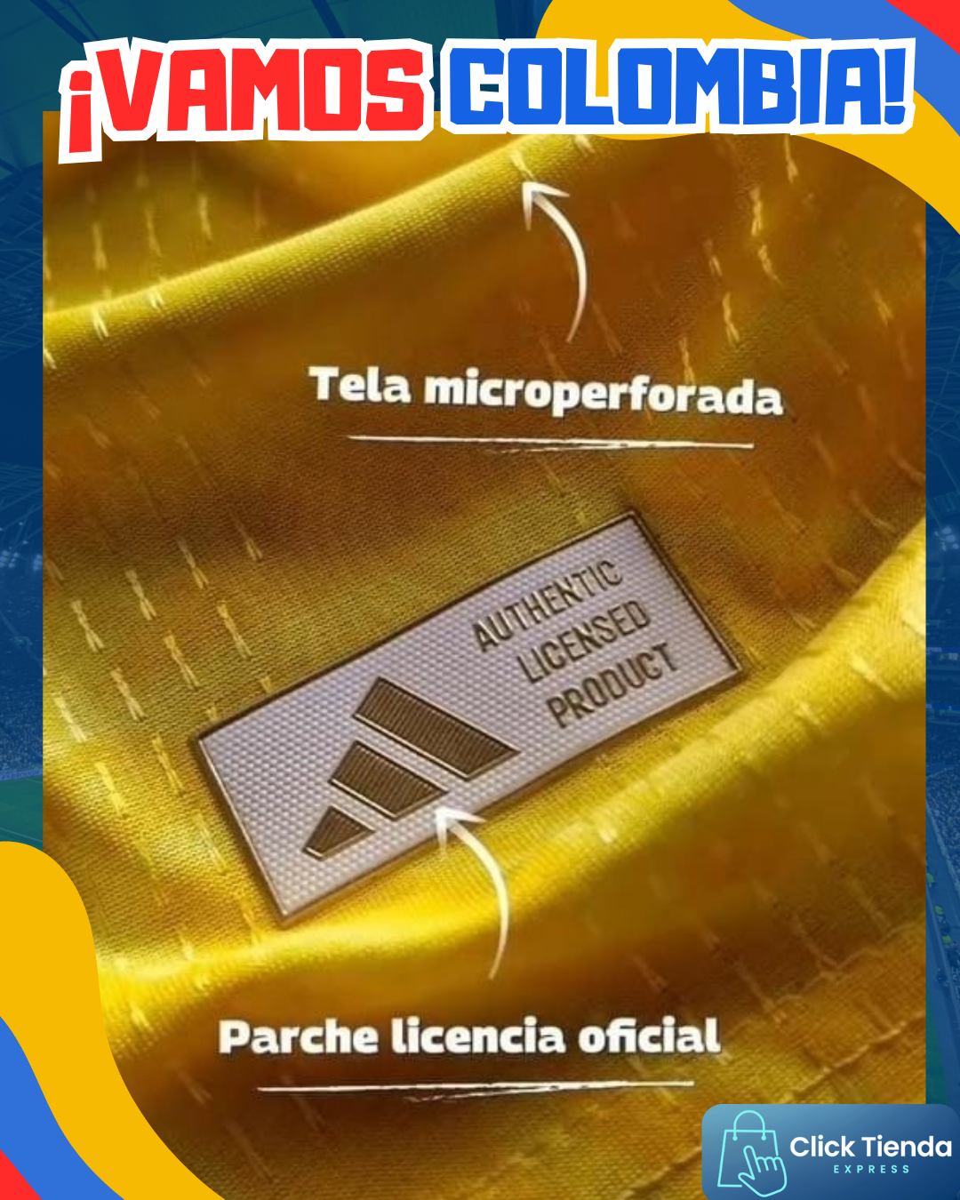 🔥 ¡ÚLTIMAS UNIDADES! Camiseta Oficial de Colombia con DESCUENTO HOY