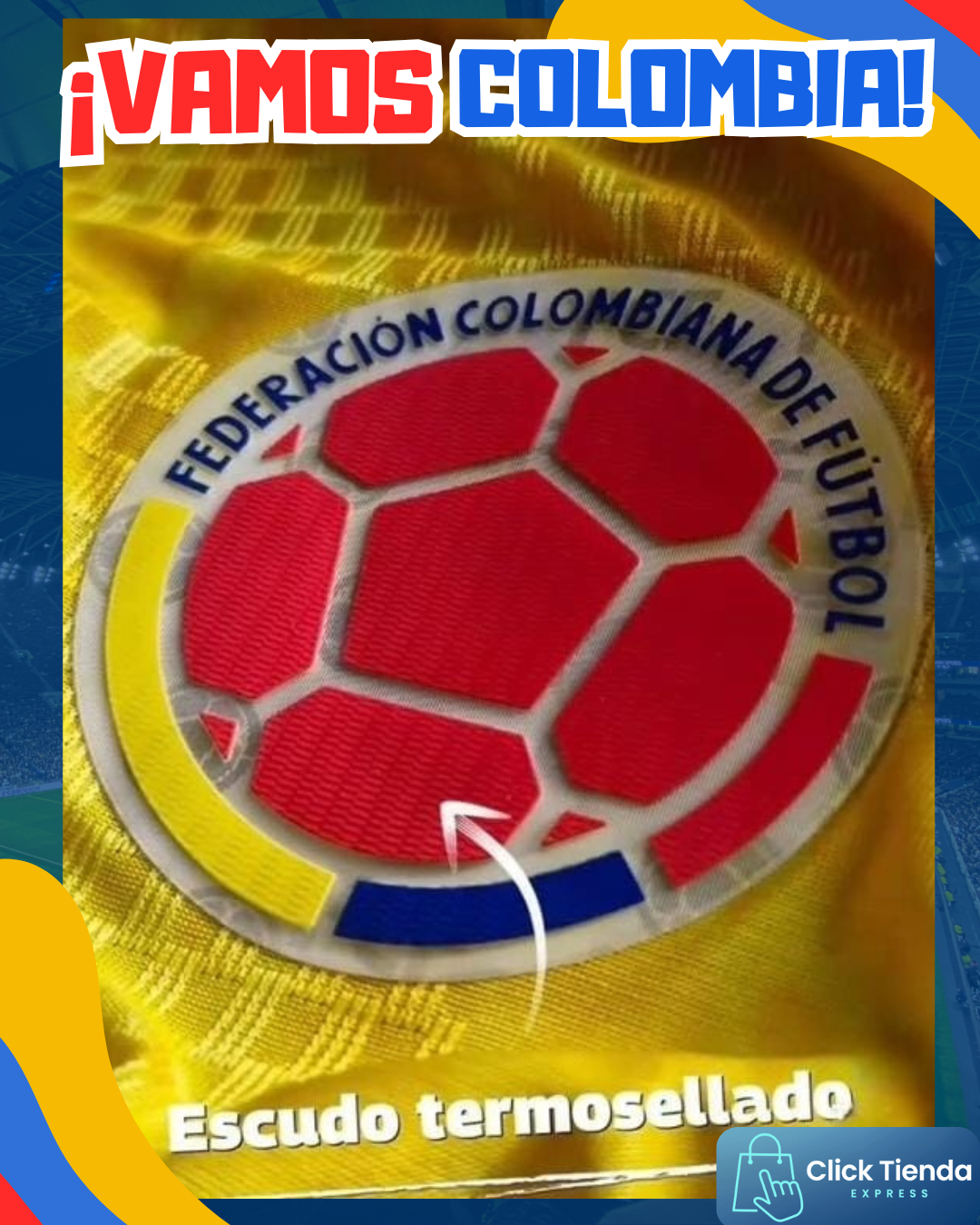 🔥 ¡ÚLTIMAS UNIDADES! Camiseta Oficial de Colombia con DESCUENTO HOY