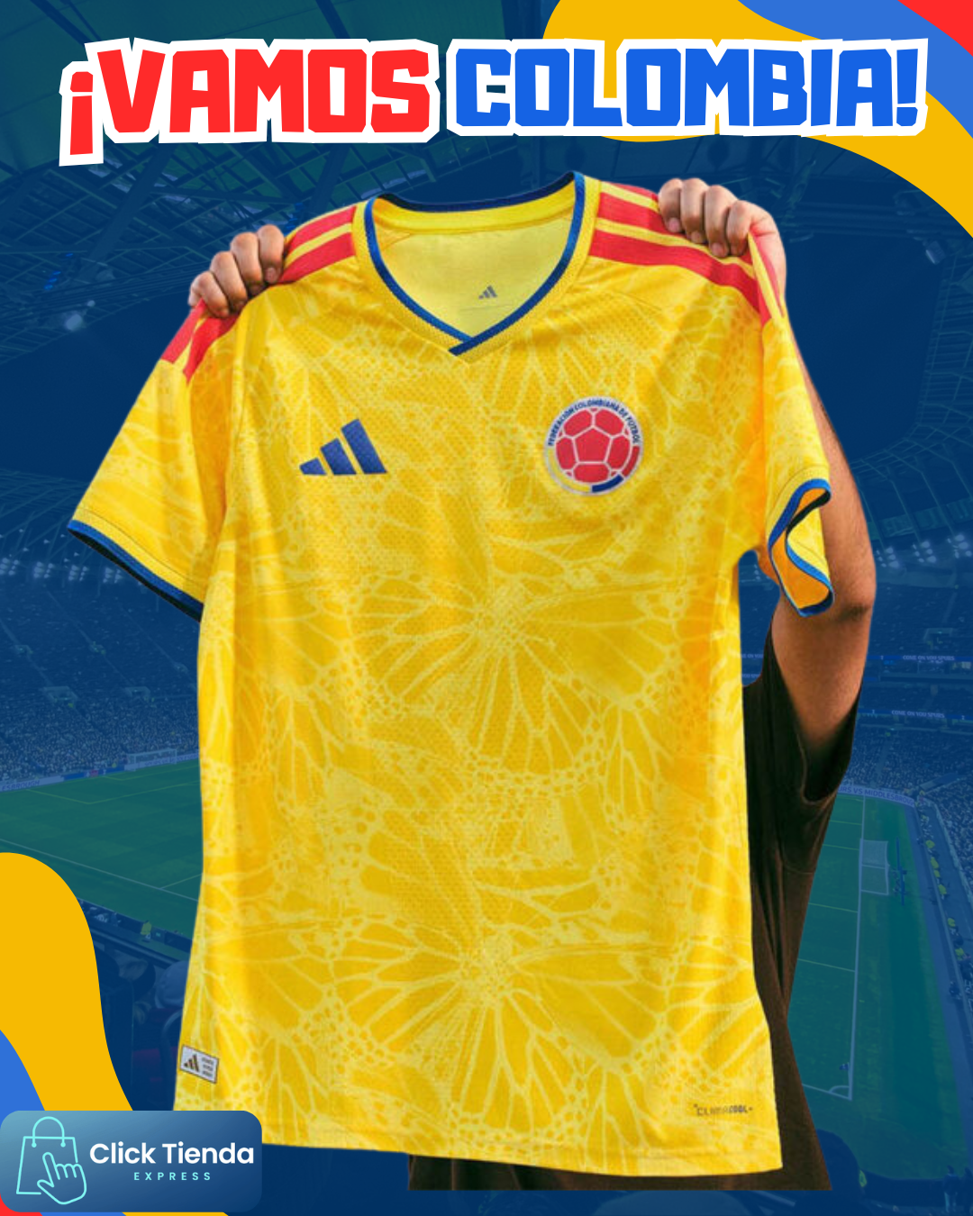 🔥 ¡ÚLTIMAS UNIDADES! Camiseta Oficial de Colombia con DESCUENTO HOY