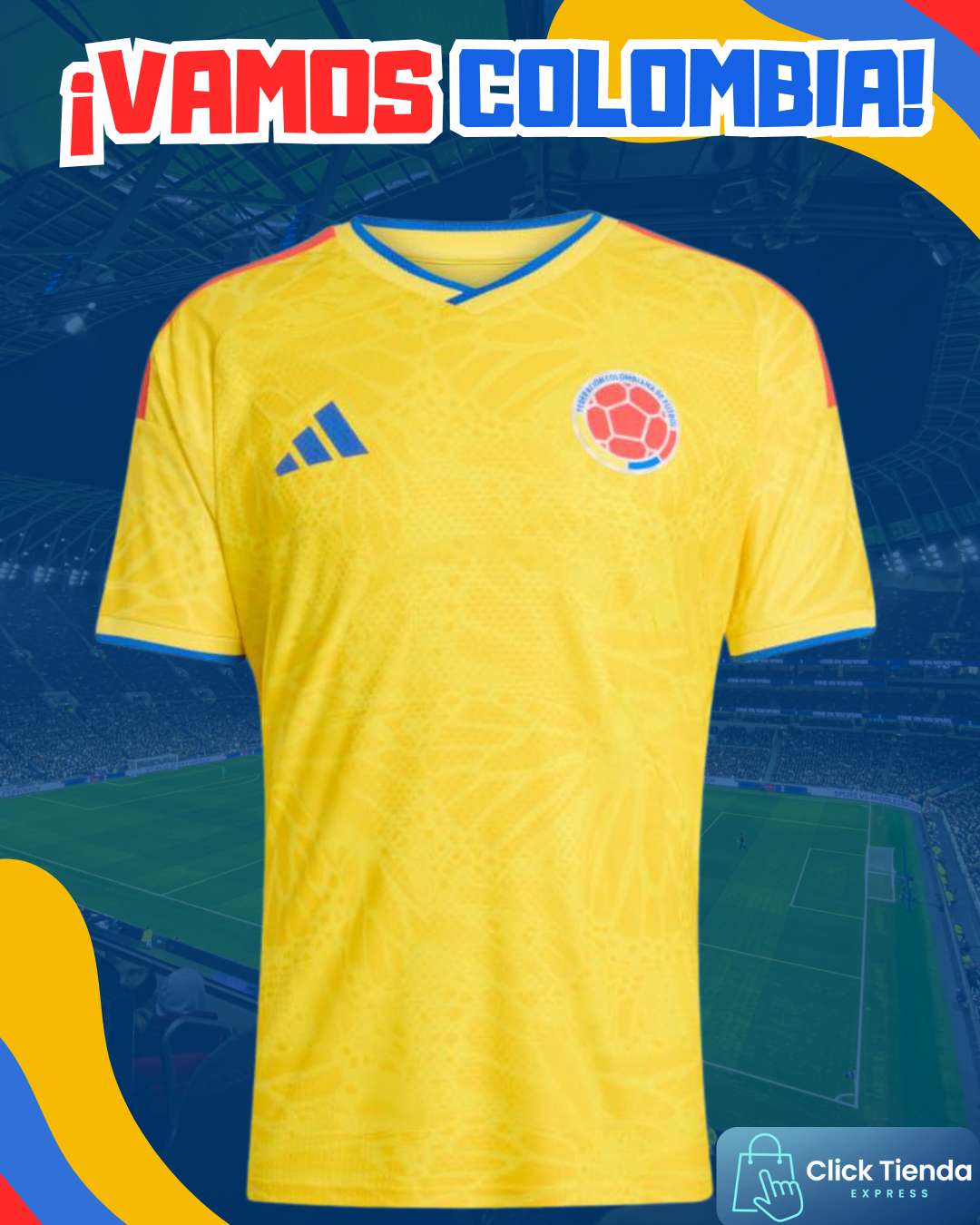 🔥 ¡ÚLTIMAS UNIDADES! Camiseta Oficial de Colombia con DESCUENTO HOY