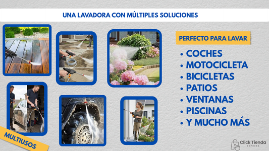 Hidrolavadora Inalámbrica de Alta Presión – Limpieza Profesional en Cualquier Lugar